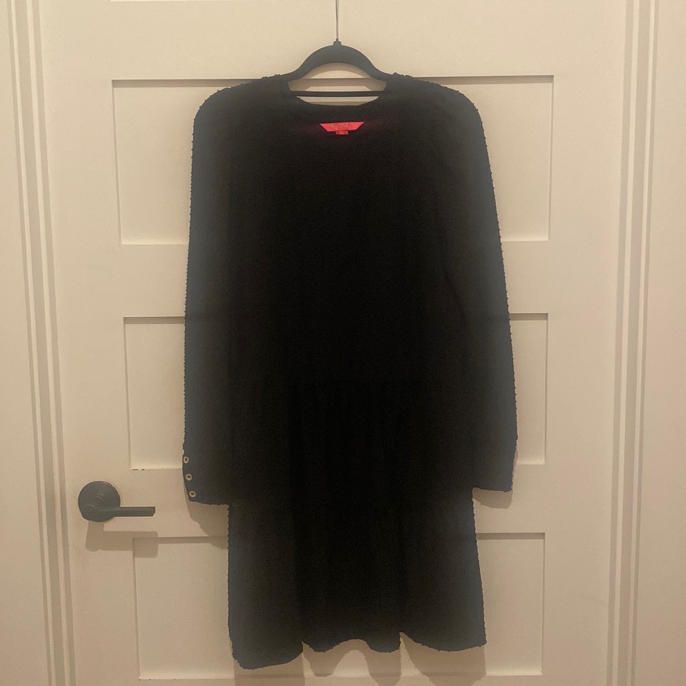 Black Lilly Pulitzer Swiss dot dress